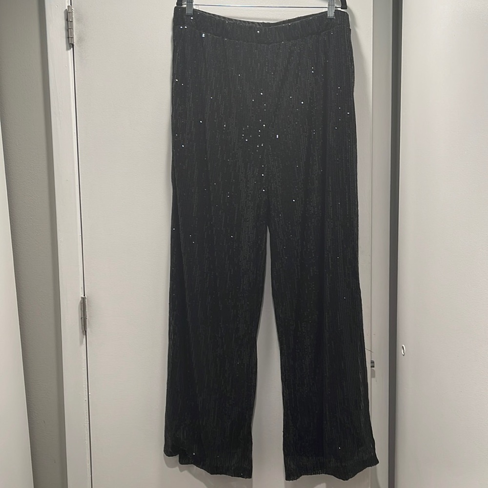 Plus Sequin Pants